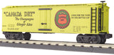 MTH Railking 30-8611 Canada Dry Die-Cast Reefer Car in Canada Dry #9107 O Scale Like New