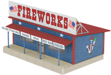MTH Railking 30-9093 Fireworks Road Side Stand #Fireworks. O SCALE NEW