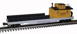 Atlas 3001240 Rio Grande Premier Crane Car AND 3001246 Crane Tender (Set of 2) O Scale limited NEW