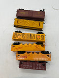 SET OF 6 UNION PACIFIC UP FREIGHT CARS HO SCALE Used Excellent AS IS No Box
