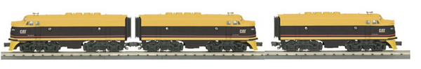 MTH 33-2009-1 & 33-2009-3 RailKing Caterpillar F-3 A-A Diesel Engine Set w/Proto-Sound 2.0 O-Scale