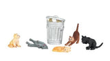 Bachmann 33157 CATS WITH GARBAGE CAN - O SCALE NEW