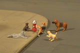 Bachmann 33158 DOGS WITH FIRE HYDRANT - O SCALE NEW