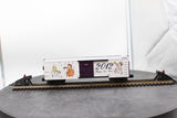 MTH Railking 30-74658 New Year's RailKing Box Car O SCALE NEW Damaged Box