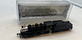 Bachmann 51562 Baltimore & Ohio B&O 2-6-2 Prairie Steam Locomotive & Tender 9720 N SCALE Used Damaged Box cigarette smell as is