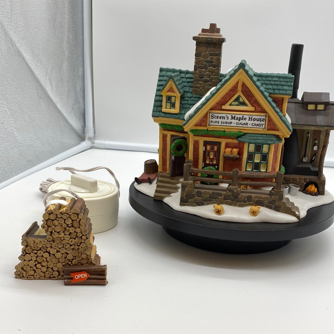 DEPT 56 Steen's Maple House deals New England Village 56579 Smoking Chimney Mint