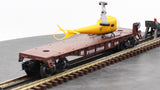 Lionel 6-36195 Pennsylvania Patrol Helicopter Flatcar O SCALE NEW
