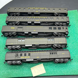HO Scale Bargain Car Pack 138:  Set of 5 Lackawanna passenger cars HO SCALE USED