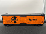 Lionel 6-29812 SANTA FE HOT BOX REEFER AB Orange O SCALE NEW