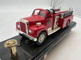 MTH New York Central Tinplate flatcar with fire truck O SCALE Like New No Box