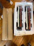 MTH 30-67198, 30-67199, 8607 New Haven Passenger RailKing 7-Car Streamlined Passenger Set Rare Red Letters O Scale Like New