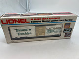 Lionel 6-7803 trains and trucking boxcar O SCALE Like New