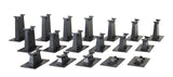 Bachmann 44595 18-PIECE GRADUATED PIER SET (HO SCALE) NEW