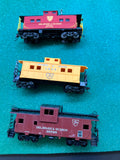 HO Car Pack 126:  Set of  3 Delaware Hudson Cabooses pack HO SCALE USED