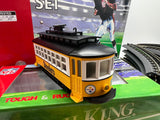 MTH Railking 30-4169-1 NFL - Pittsburgh Steelers Trolley R-T-R Train Set - Pittsburgh Steelers O SCALE Like New