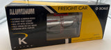 K-Line k6341-5601 ANHEUSER BUSCH BUDWEISER beer ALUMINUM TANK CAR O SCALE  NEW