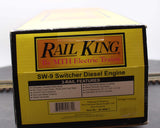 MTH Railking 30-2886-3 Pittsburg & Shawmut RailKing SW-9 Switcher Diesel Engine Calf (Non-Powered) O SCALE Like New