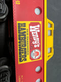 Lionel  6-6449 Wendy's Old Fashioned Hamburgers Red /Yellow caboose 027 O SCALE Used Excellent Damaged Box