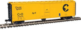 Walthers 910-2835 CHESSIE SYSTEM 50' PC&F Insulated Boxcar Mainline yellow, blue #22848 HO Scale NEW