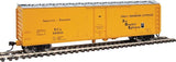 Walthers 910-2836 FRUIT GROWERS EXPRESS 50' PC&F Insulated Boxcar Mainline yellow, silver, black #593955 HO Scale NEW