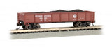 Bachmann 17253 PRR Tuscan Red 40' Gondola N SCALE