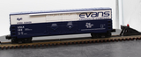 MTH Railking 30-74013 Evans Leasing 50' Double Door Plugged Boxcar O GAUGE Like New