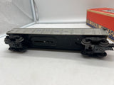 LIONEL POSTWAR 3562-25 ATSF OPERATING BARREL CAR (GRAY) W 6 BARRELS- MISSING FIGURE AND BIN-- AS IS-- O SCALE Used Excellent