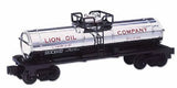 Lionel 6-19628 Lion Oil Single Dome Tank Car Chrome