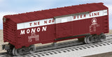 Lionel 6-29856 #3494-550 MONON OPERATING BOXCAR  PWC   O SCALE NEW