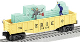 Lionel 6-37001  pastel #3444 ERIE ANIMATED GONDOLA O SCALE NEW