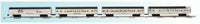 Lionel 6-39119 Southern Aluminum Passenger Car 4-Pack PWC Limited