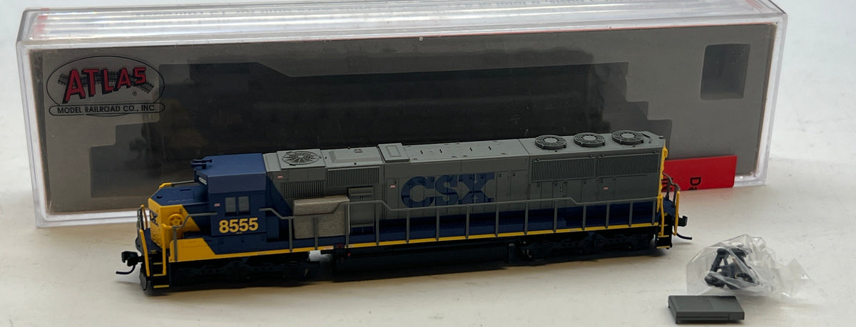 Atlas 49368 CSX SD-50 Diesel locomotive 8555 N SCALE Used Excellent li
