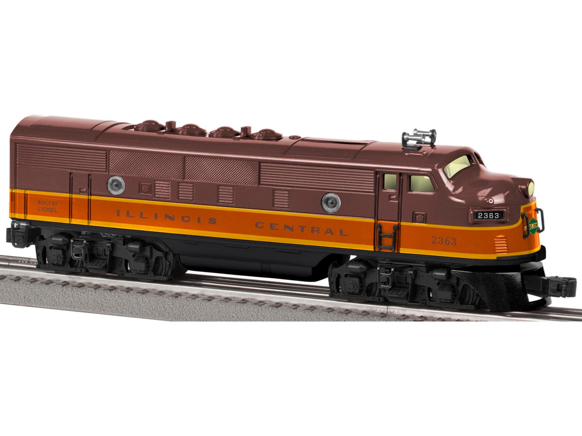 Lionel 6-38358, 6-38377 Illinois Central F3 Freight Set with add-on No
