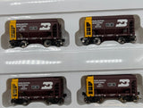 Walthers 910-58053 BURLINGTON NORTHERN 24' Minnesota Taconite Ore 4 pack  #95750 #95755 #95860 #95877 HO Scale Like New