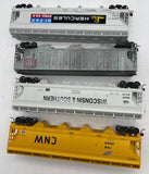 HO Scale 2501 Assorted Lot -- 4 Hoppers w/ Kadee Couplers  Used Excellent No Box