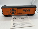 Lionel 6-29812 SANTA FE HOT BOX REEFER orange O SCALE Like New