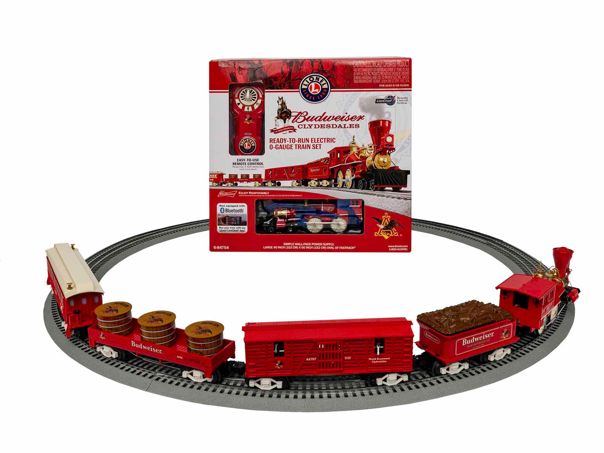Lionel 684754 ANHEUSERBUSCH CLYDESDALE LIONCHIEF SET O SCALE NEW