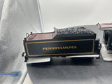 Weaver 5410 Pennsylvania Railroad PRR K4S 4-6-2 Engine with brass body  3 RL O SCALE Like New