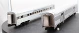 MTH Premier 20-64055 New York Central 70' Streamlined Baggage/Coach Passenger Set Ribbed Sided O SCALE Like New