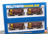 Walthers 910-58061 4 Pack GREAT NORTHERN 24' Minnesota Taconite Ore #95550 HO Scale Like New