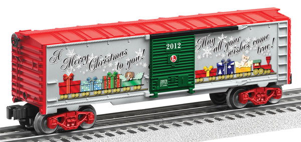 Lionel 7-29976 2012 Christmas Boxcar O-scale