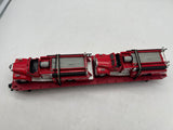MTH Premier 20-98114 MTH Transport Flat Car w/ 2 fire trucks O SCALE Used Excellent
