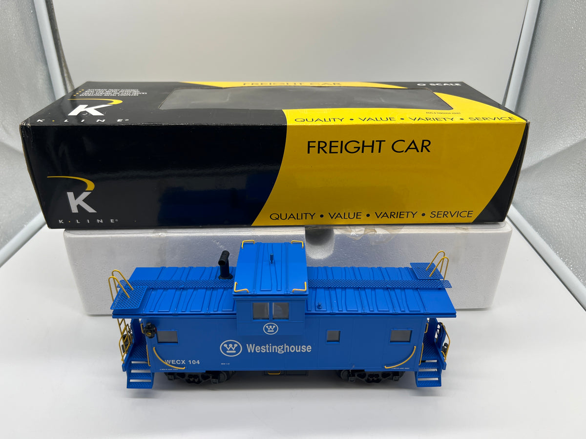 K-Line K613-8013 Westinghouse Extended Vision Smoking Caboose O SCALE