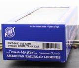 RMT-96831 US ARMY SINGLE DOME TANK CAR O SCALE NEW