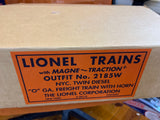 Lionel 6-38310 Postwar Celebration CONVENTIONAL CLASSICS #2185W NYC TWIN DIESEL FREIGHT SET (PWR & DMY A #2344) O SCALE NEW