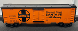 Lionel 6-29812 SANTA FE HOT BOX REEFER AB Orange O SCALE NEW