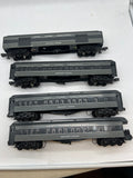 WILLIAMS 603 NEW YORK CENTRAL CENTURY LIMITED PASSENGER SET O-27 4 CARS  O SCALE Like New