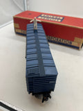 LIONEL POSTWAR 3424 BLUE WABASH BOXCAR OPERATING BRAKEMAN W/ FIGURE O SCALE Used as is Excellent Damaged Box
