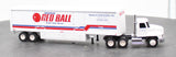 Penjoy 9457 Red Ball tractor Trailer 1/64 SCALE NEW