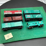 HO Scale Bargain Car Pack 112:  Set of 6 New York Central Freight car pack HO SCALE USED